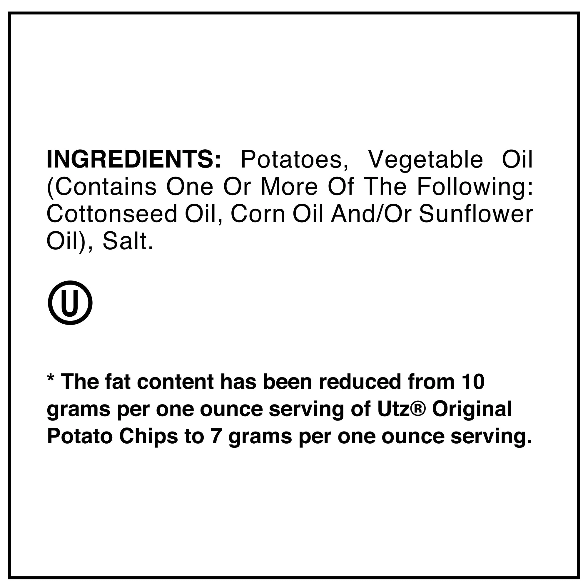 Utz Original Reduced Fat Ripples Potato Chips - Image 9