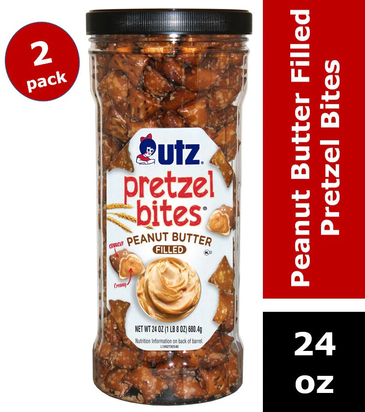 Utz Peanut Butter Filled Pretzel Bites Barrel - Image 3