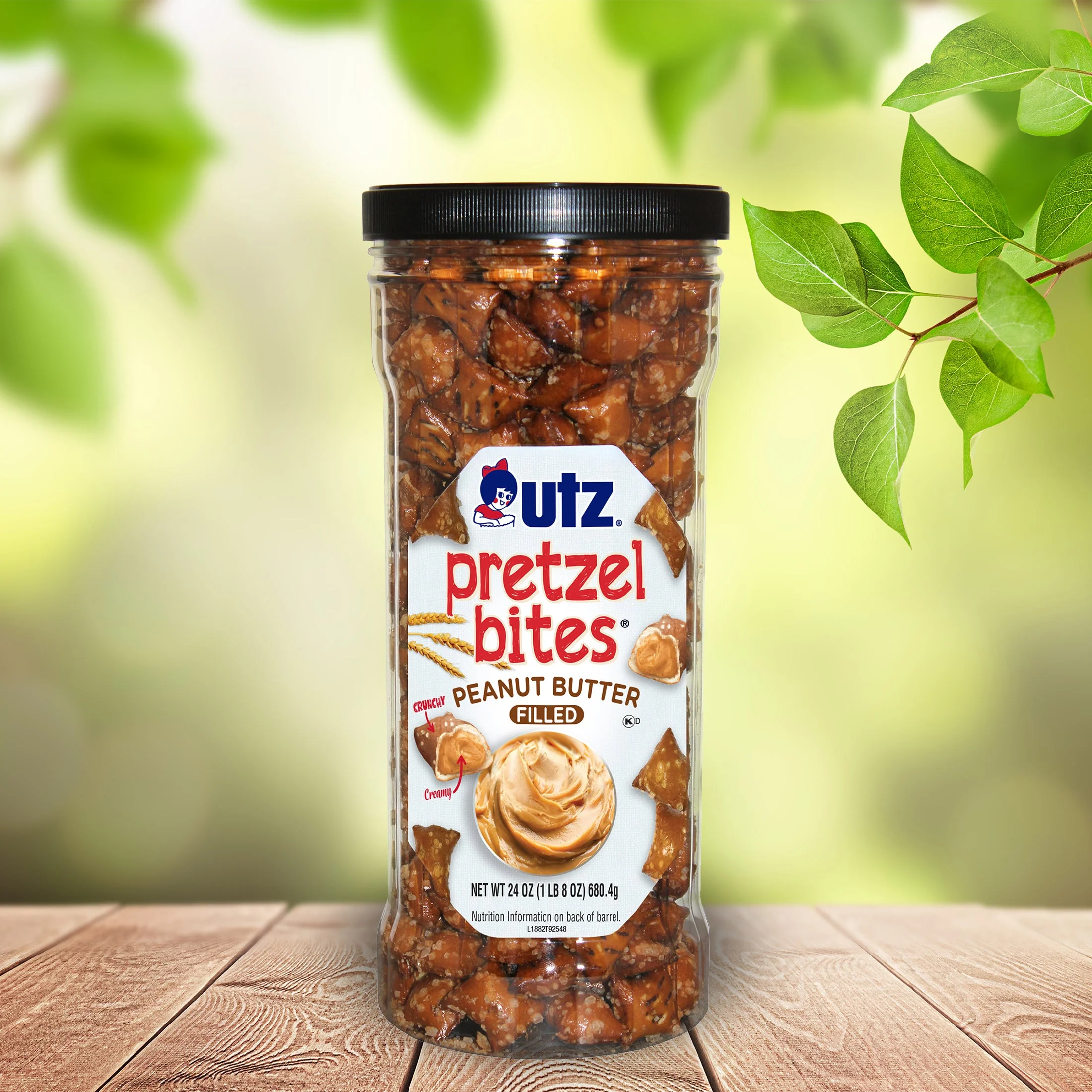 Utz Peanut Butter Filled Pretzel Bites Barrel - Image 4
