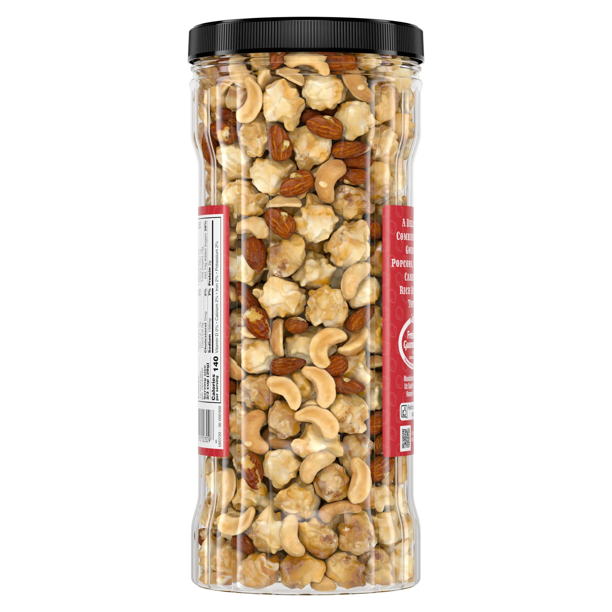 Utz Gourmet Caramel Popcorn Clusters Barrel - Image 5