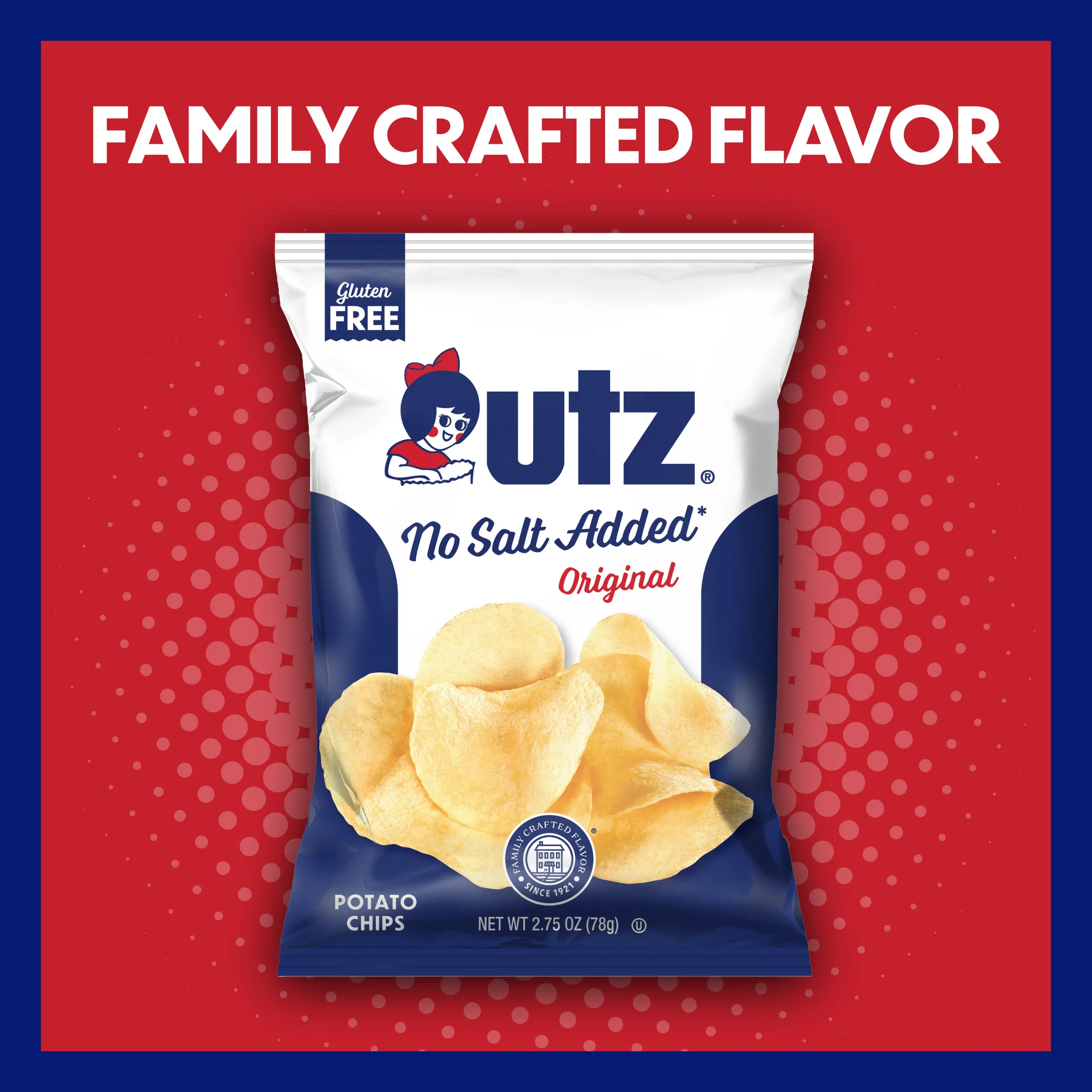 Utz Original No Salt Added Potato Chips - Image 7