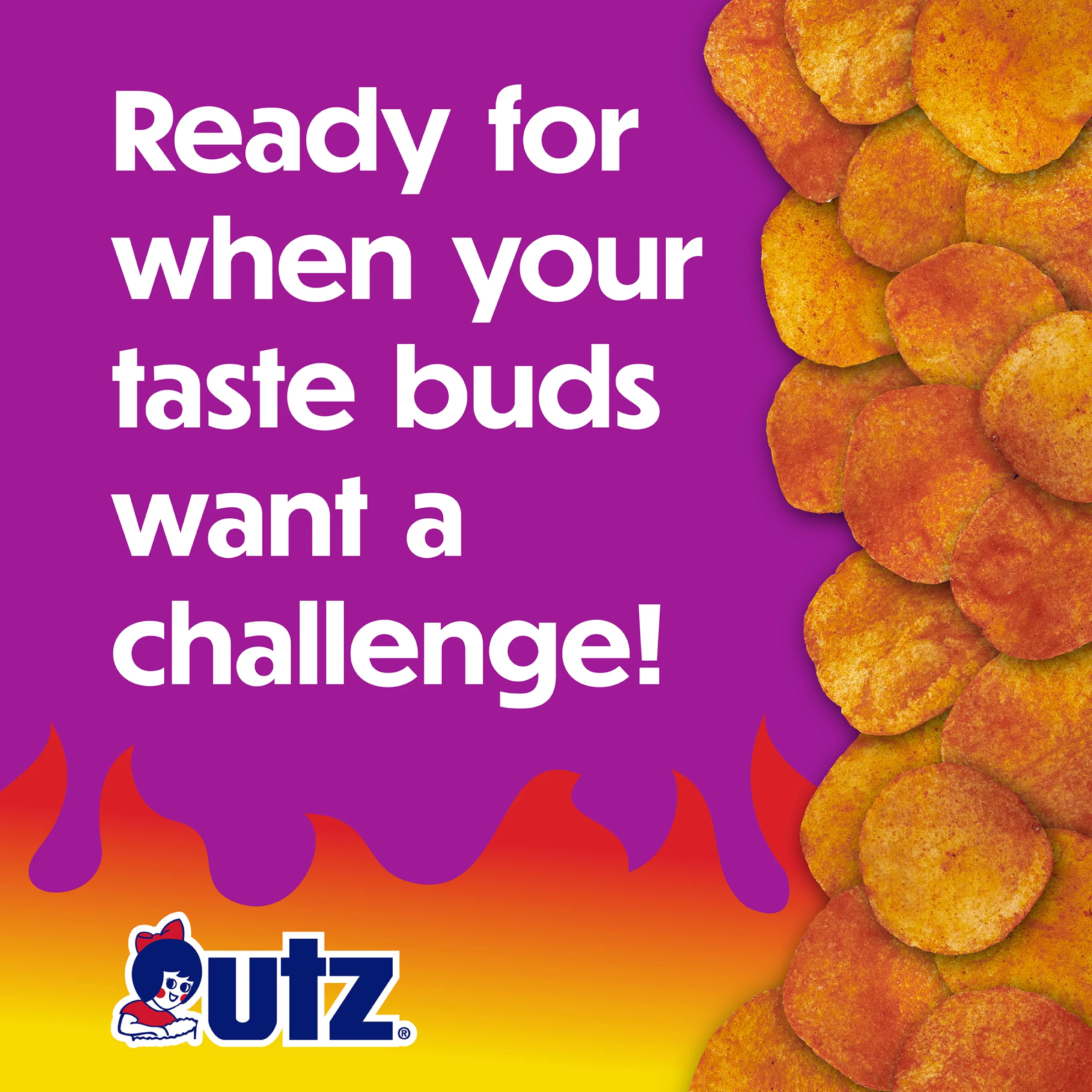 Utz Red Hot Potato Chips - Image 5