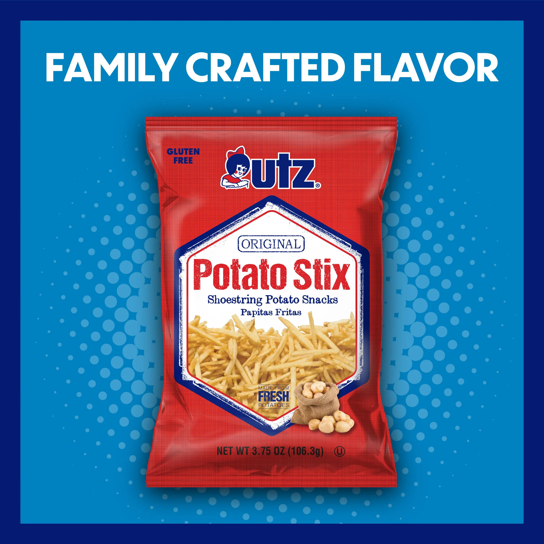 Utz Potato Stix Original Potato Sticks Mid-Size Bag - Image 4