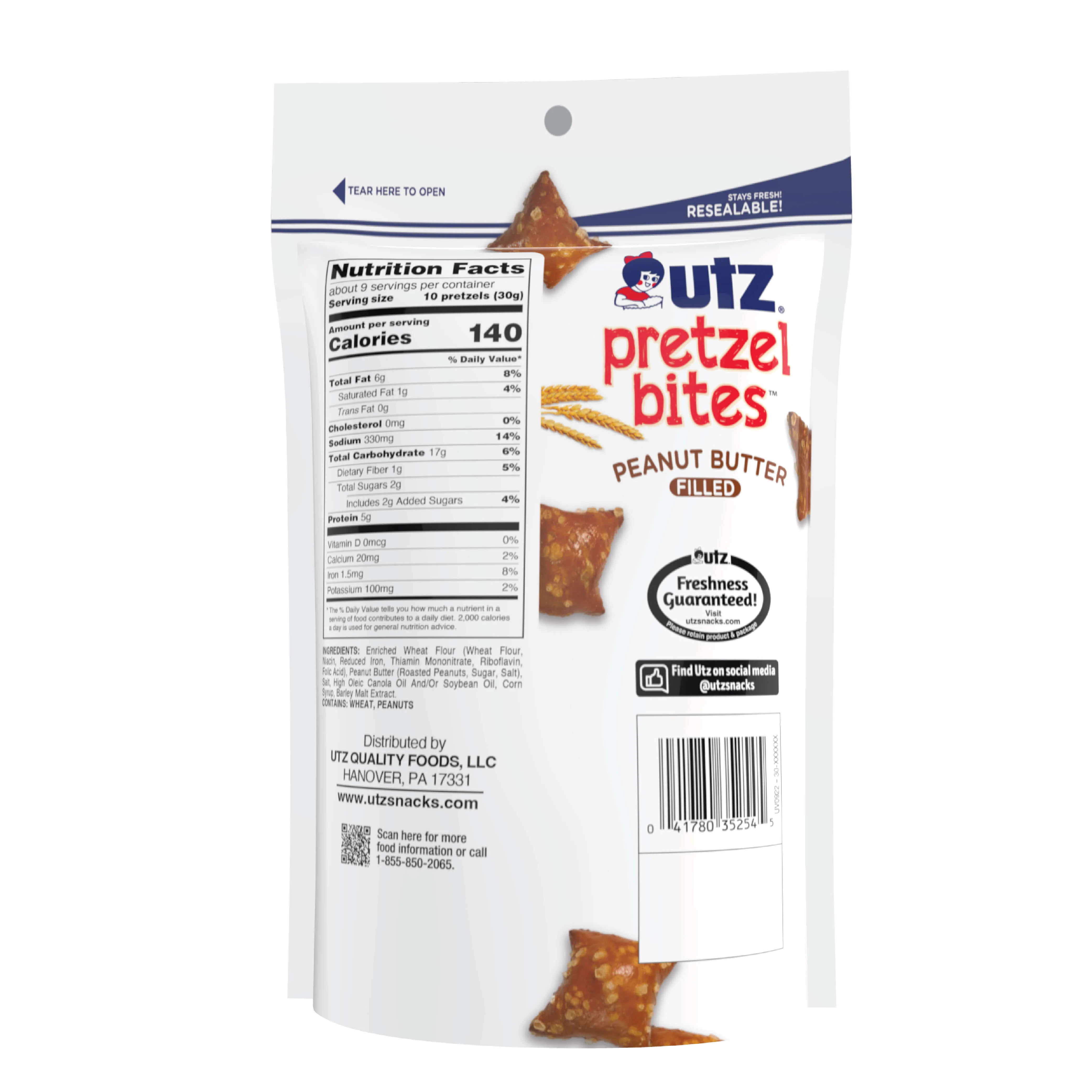 Utz Peanut Butter Filled Pretzel Bites - Image 5