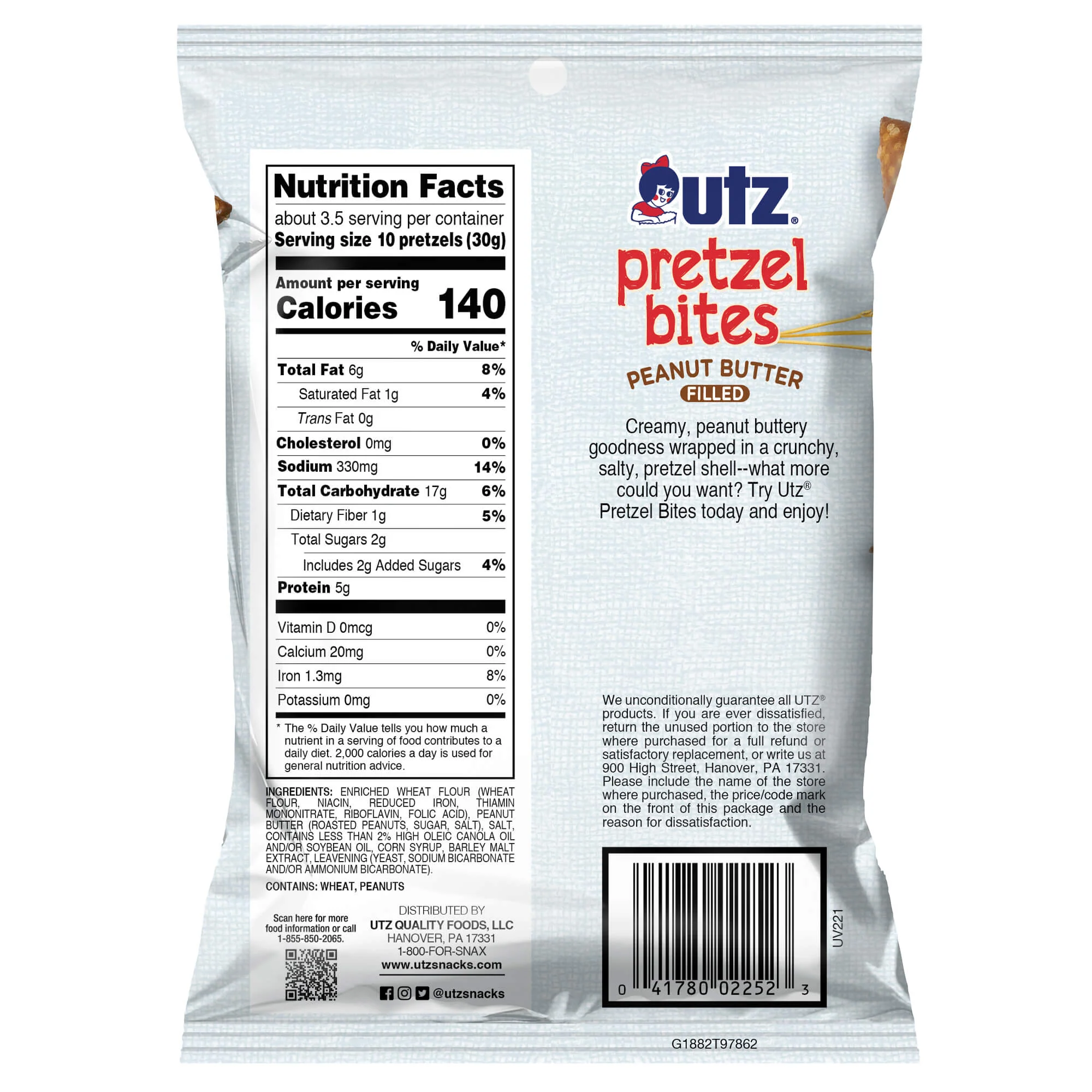 Utz Peanut Butter Filled Pretzel Bites - Image 7