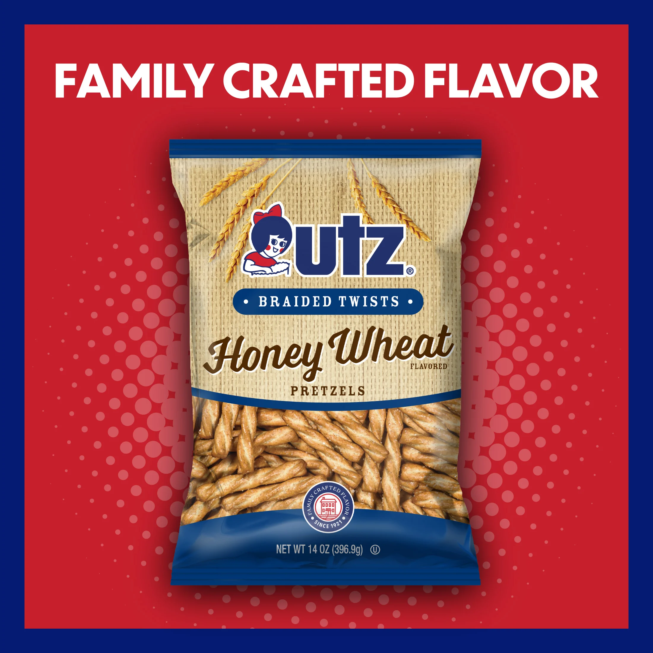 Utz Honey Wheat Braided Twists Pretzels - Image 3