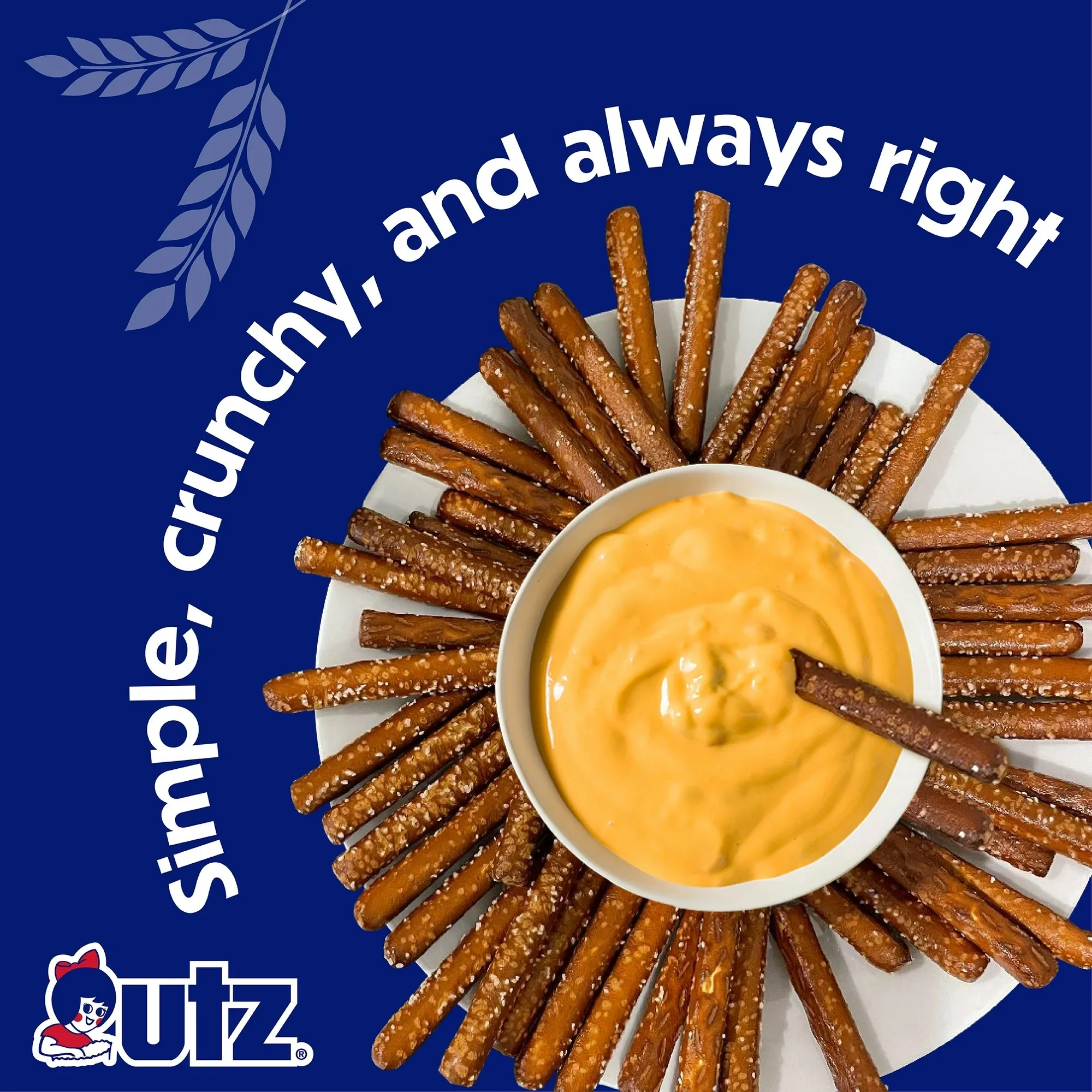 Utz Old Fashioned Pretzels Rods Barrel, Multipack, 25 oz, 2 Count - Image 3