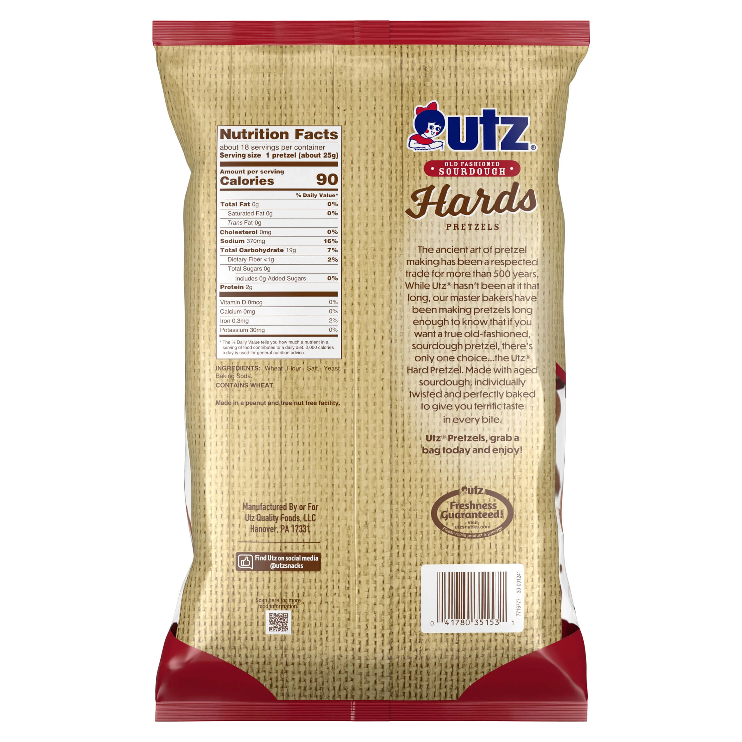 Utz Sourdough Hards Pretzels - Image 4