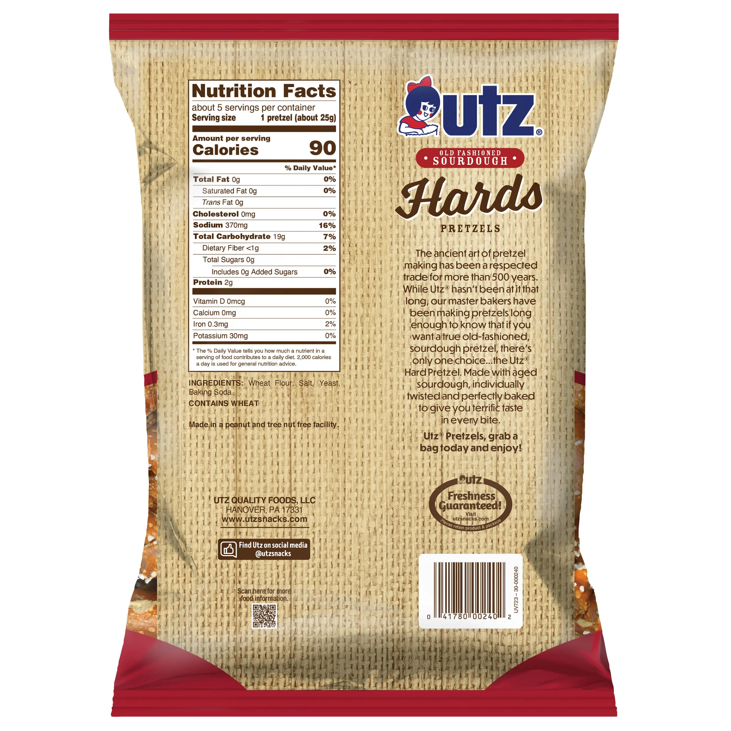 Utz Sourdough Hards Pretzels - Image 6