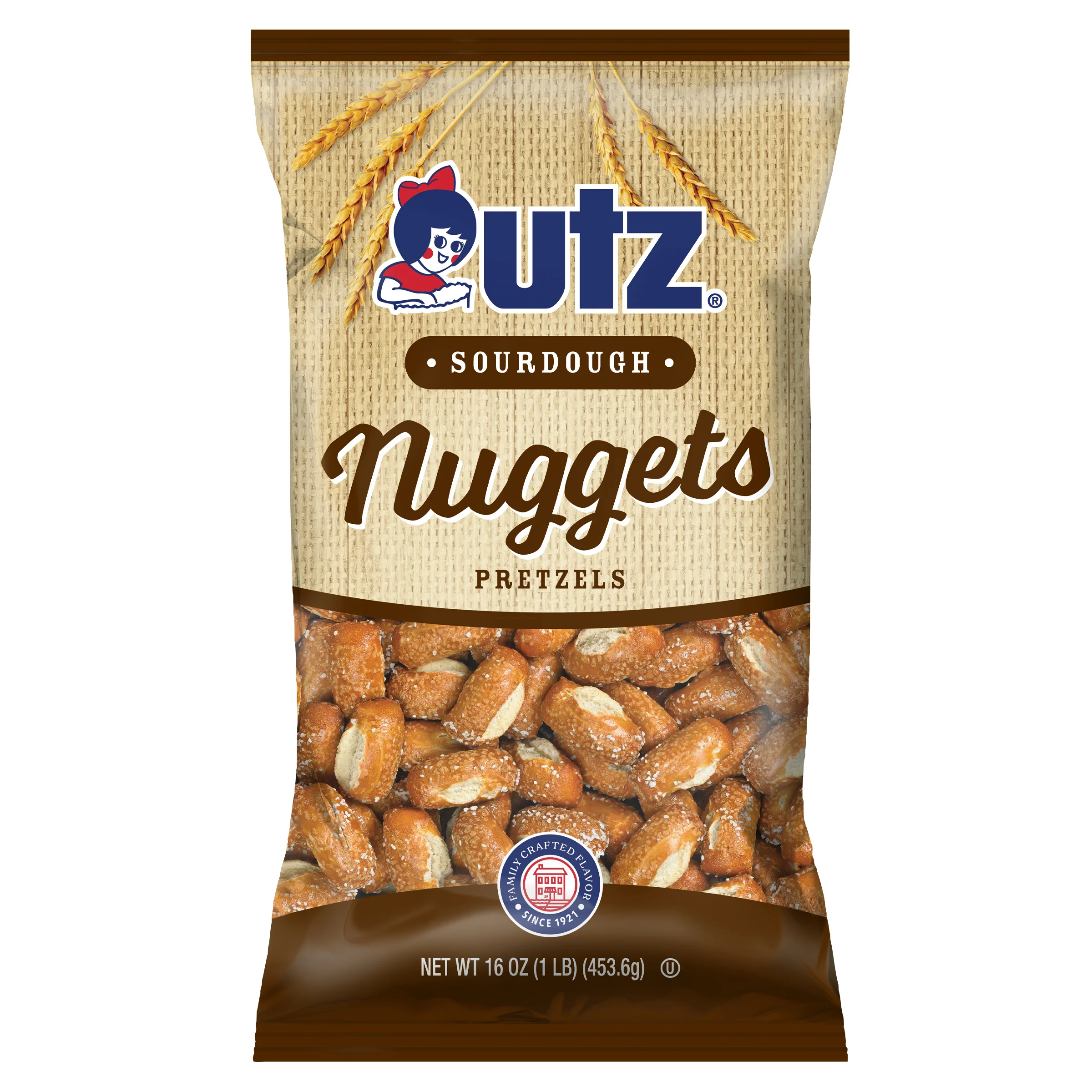 Utz Sourdough Nuggets Pretzels 16 oz