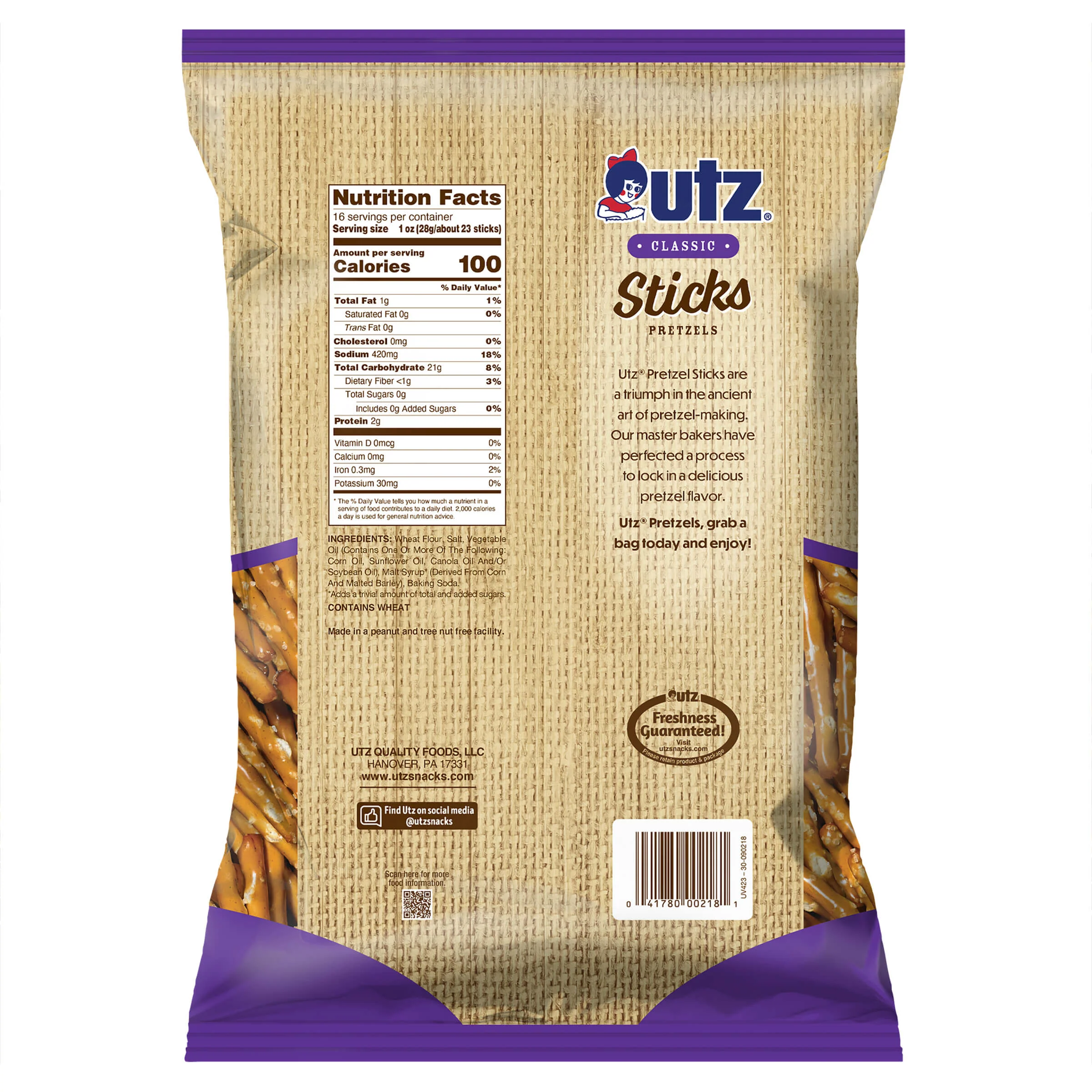 Utz Classic Pretzel Sticks - Image 6
