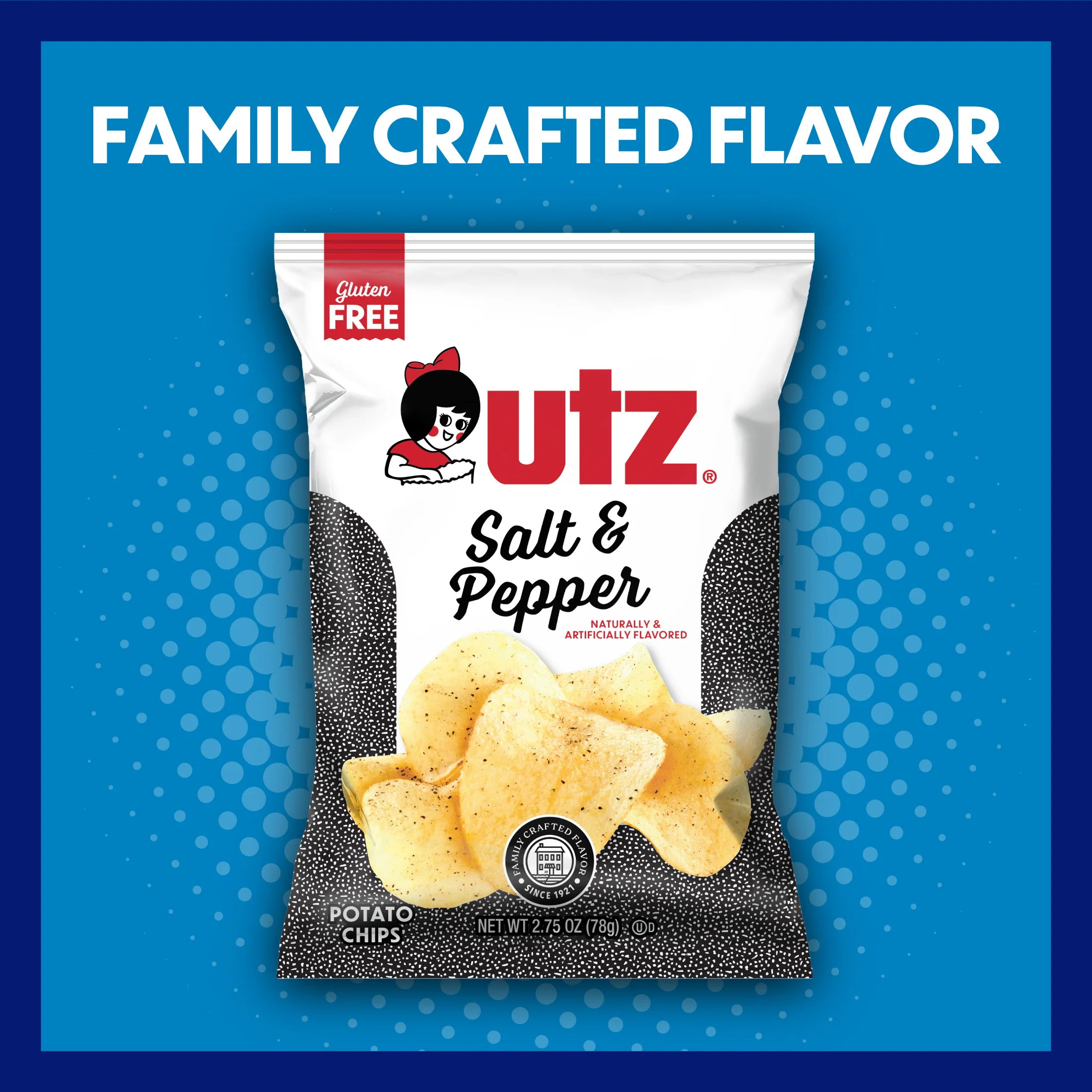 Utz Salt & Pepper Potato Chips - Image 4