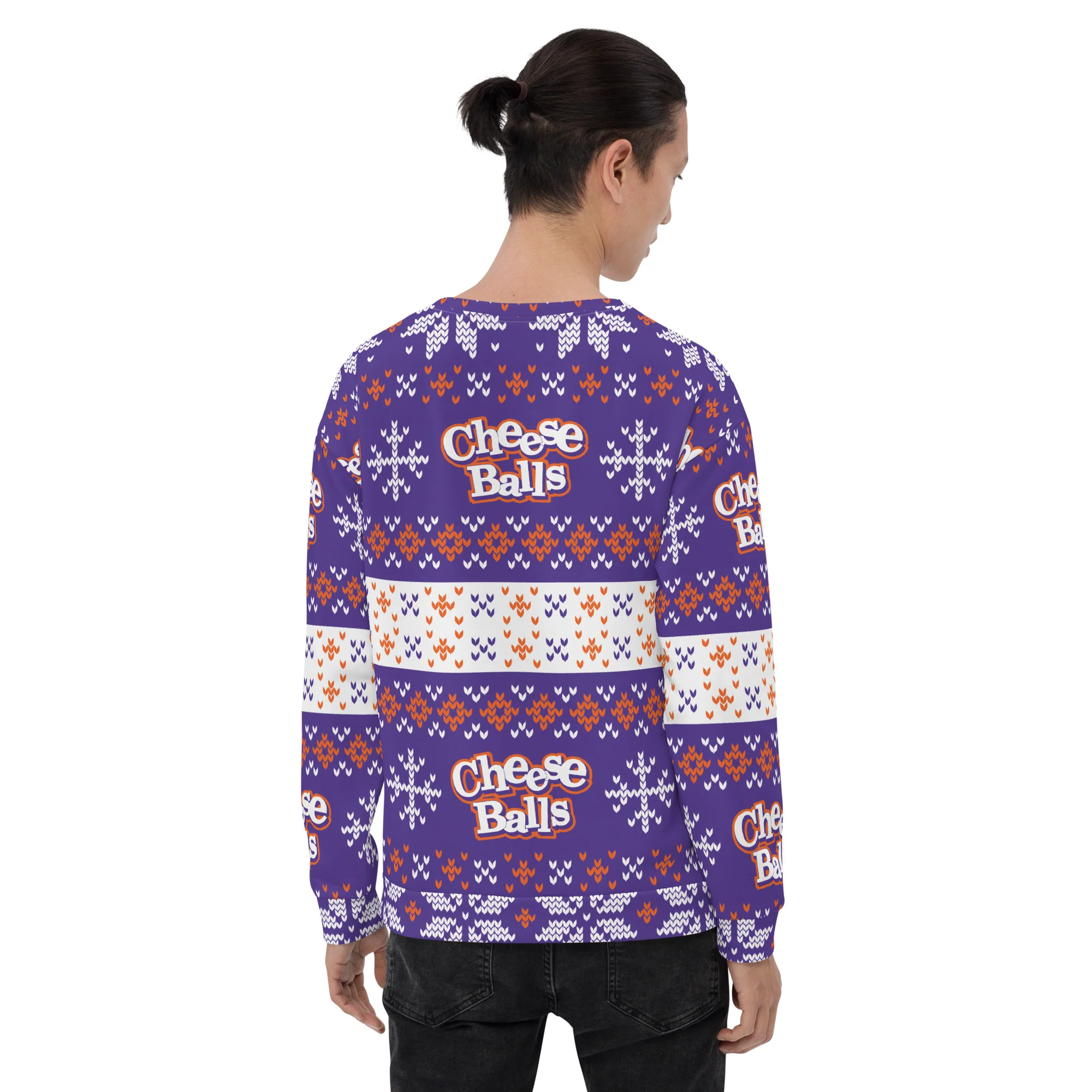 Utz Ugly Holiday Sweatshirt - Cheese Balls - Image 4
