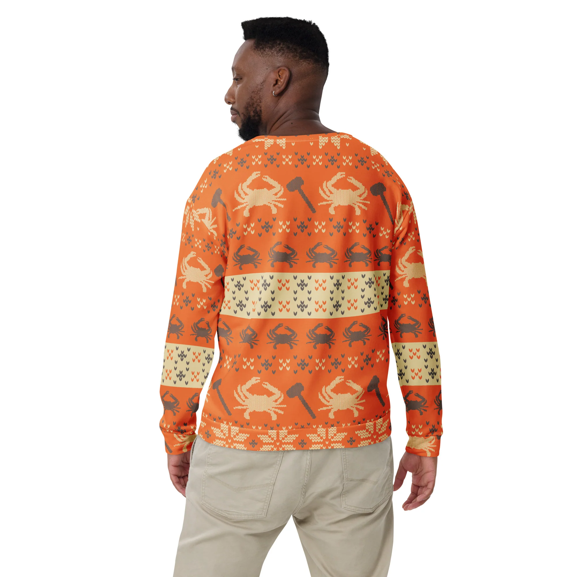 Utz Ugly Holiday Sweatshirt - "The Crab Chip" - Image 4