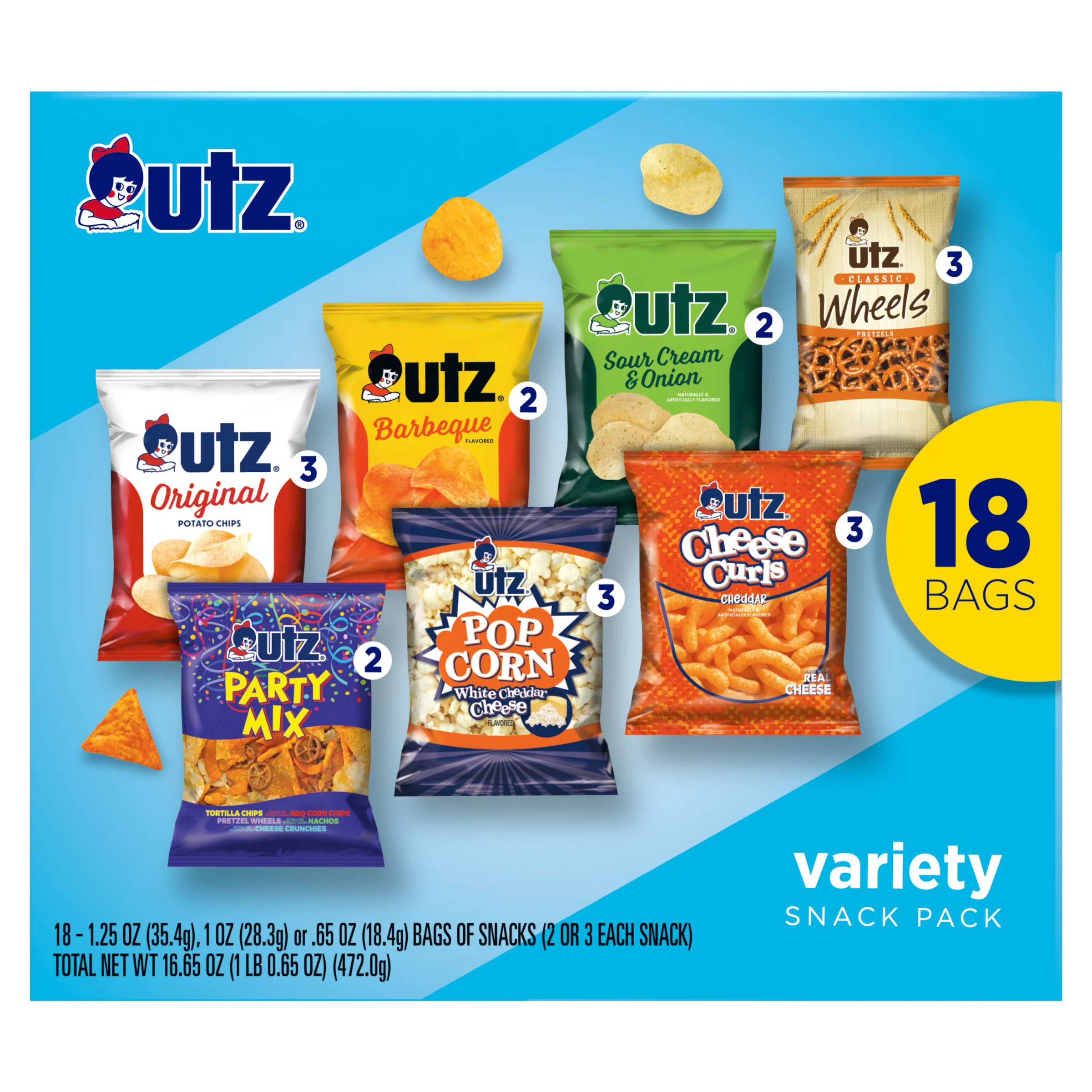 Utz Variety Snack Pack – 18ct Individual Bags (2 pack) - Image 7