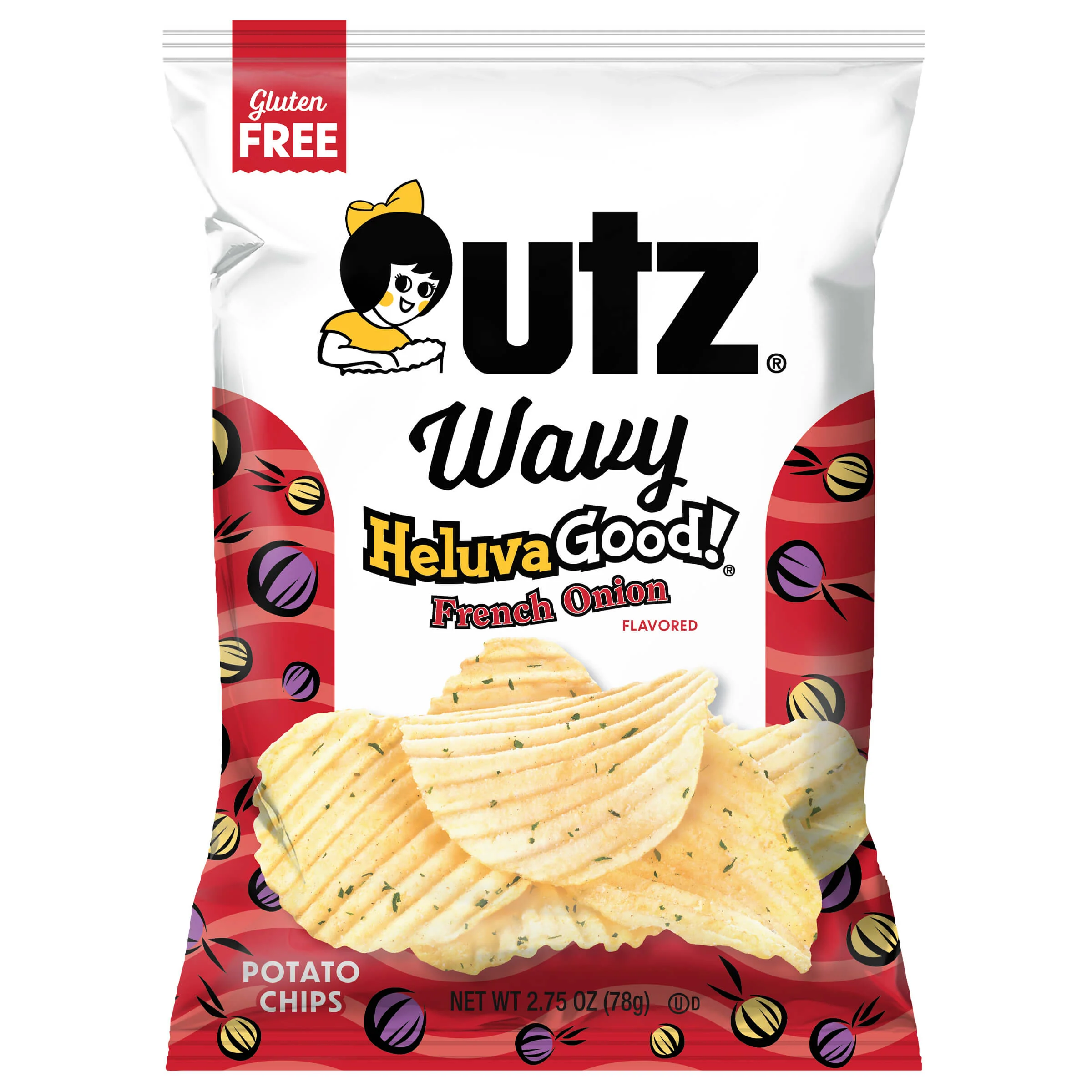 Utz Wavy Heluva Good French Onion Potato Chips - Image 6
