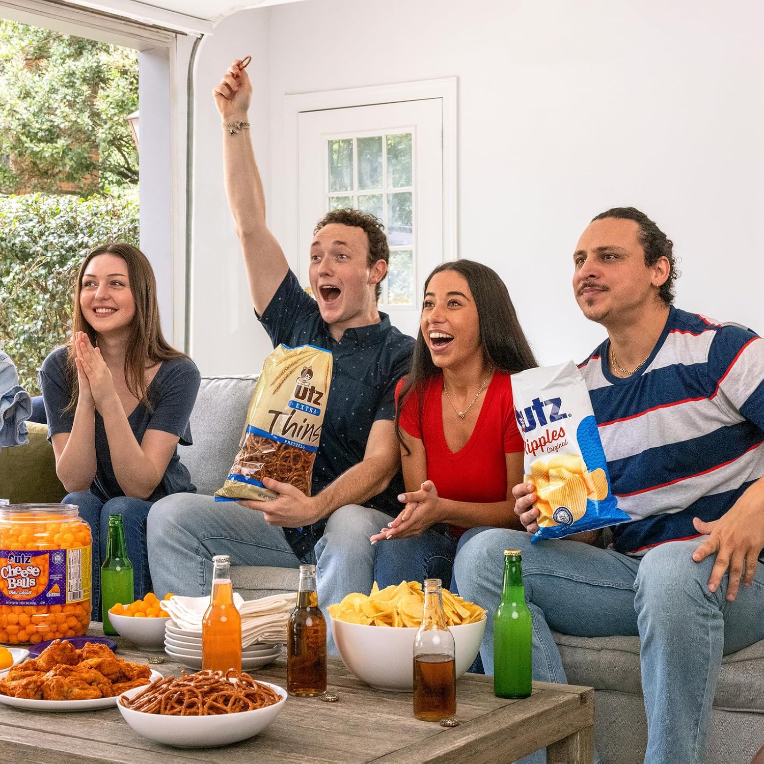 Utz Cheese Curls Cheddar - Image 5