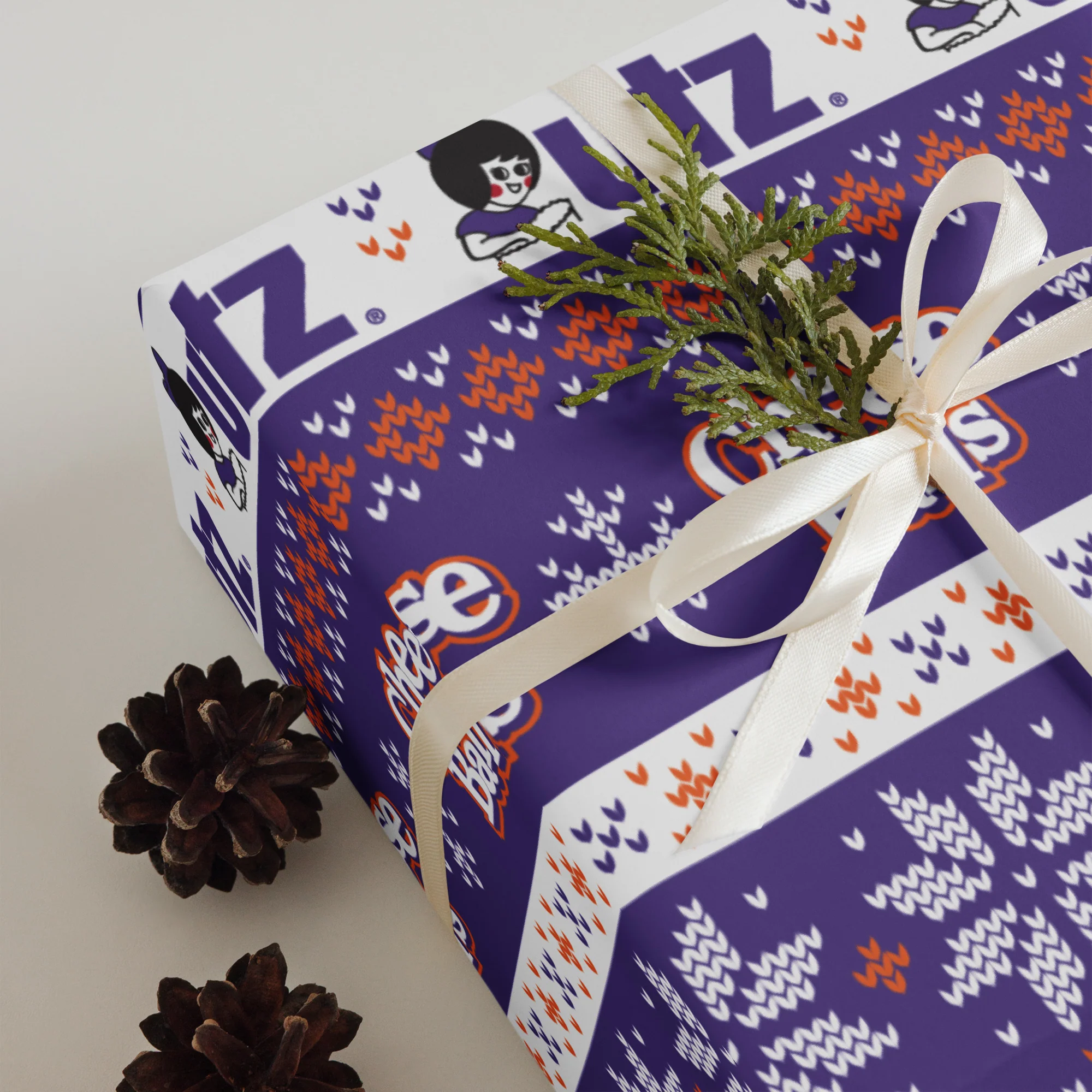 Utz Wrapping Paper Sheets - Cheese Balls - Image 2