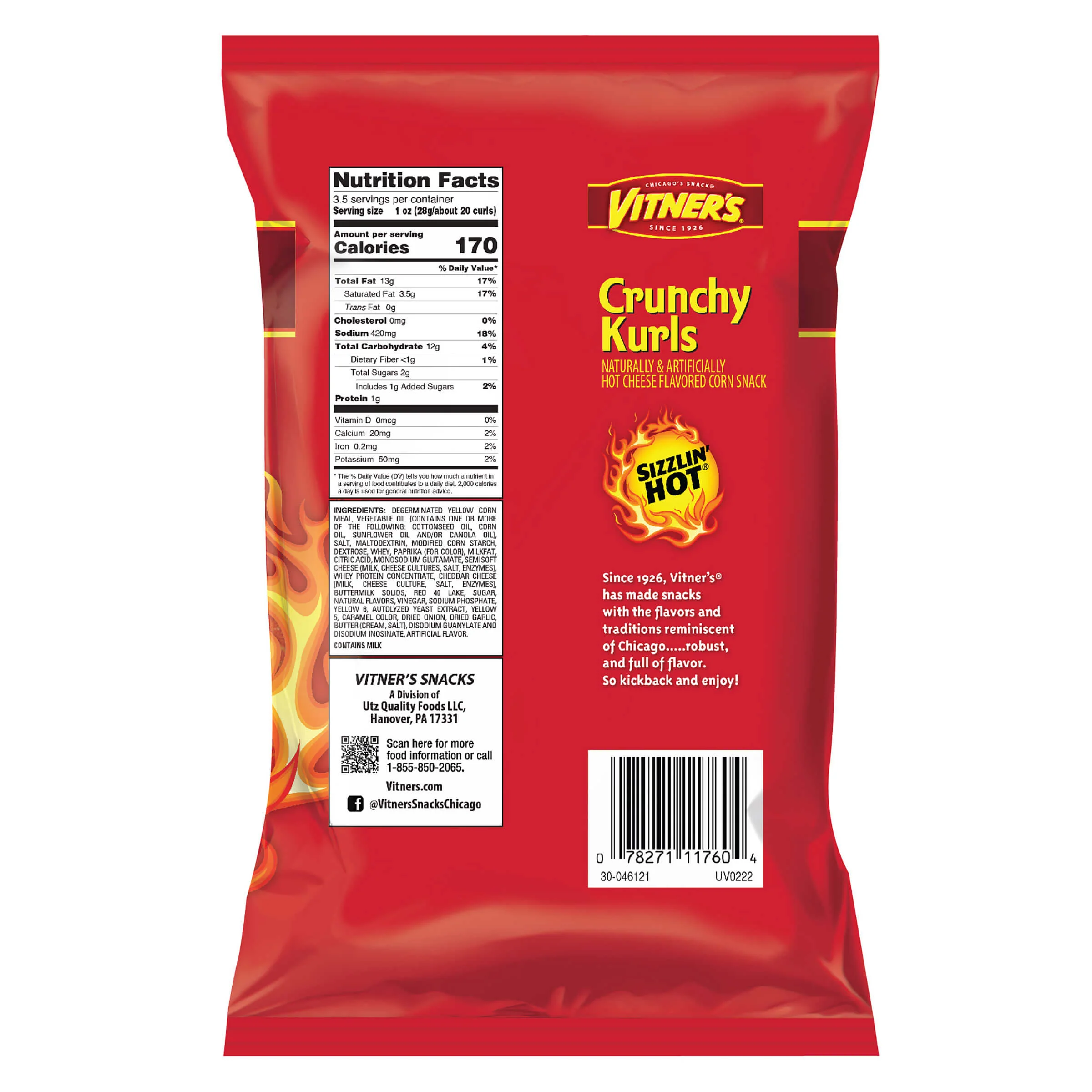 Vitner's Sizzlin Hot Crunchy Kurls - Image 3