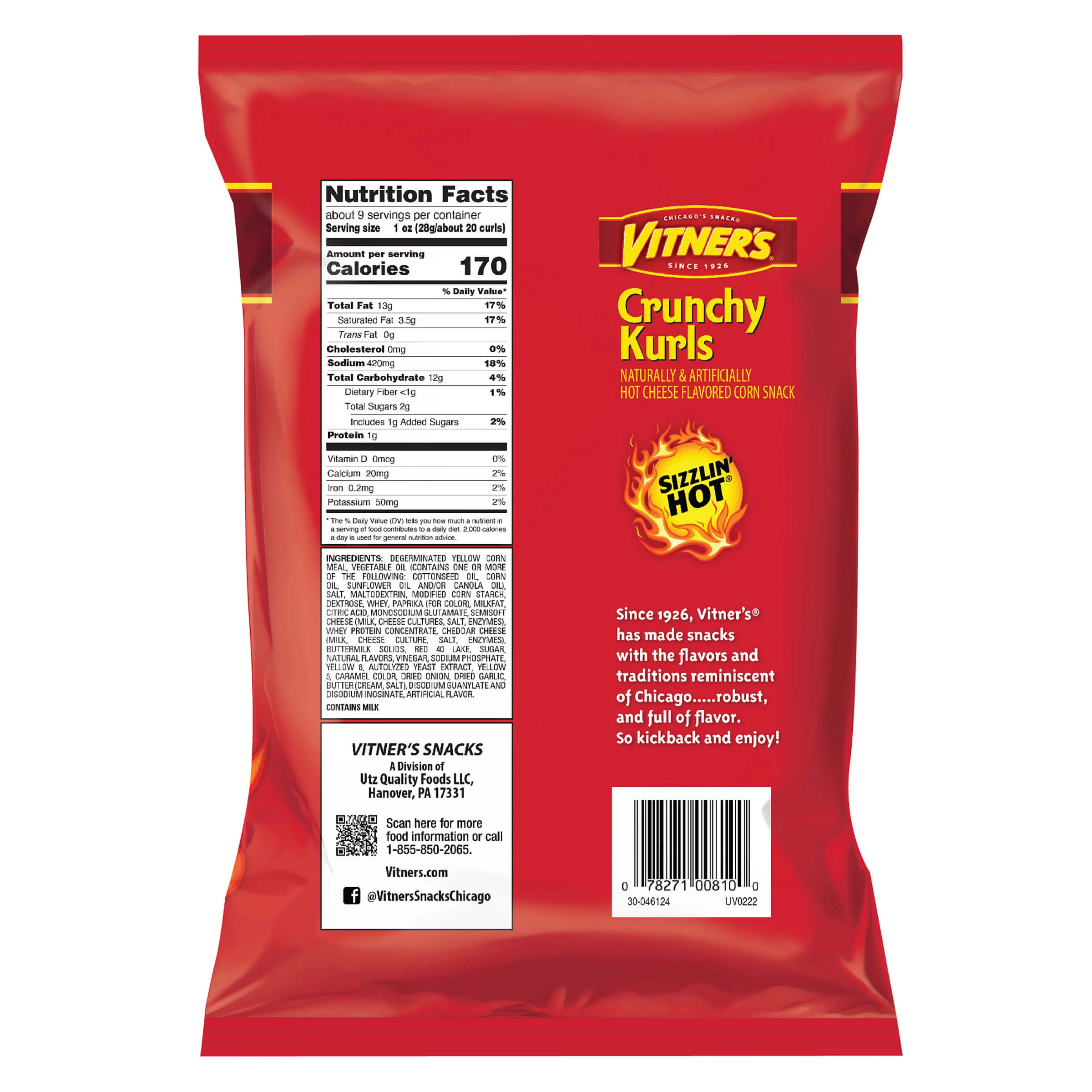 Vitner's Sizzlin Hot Crunchy Kurls - Image 6