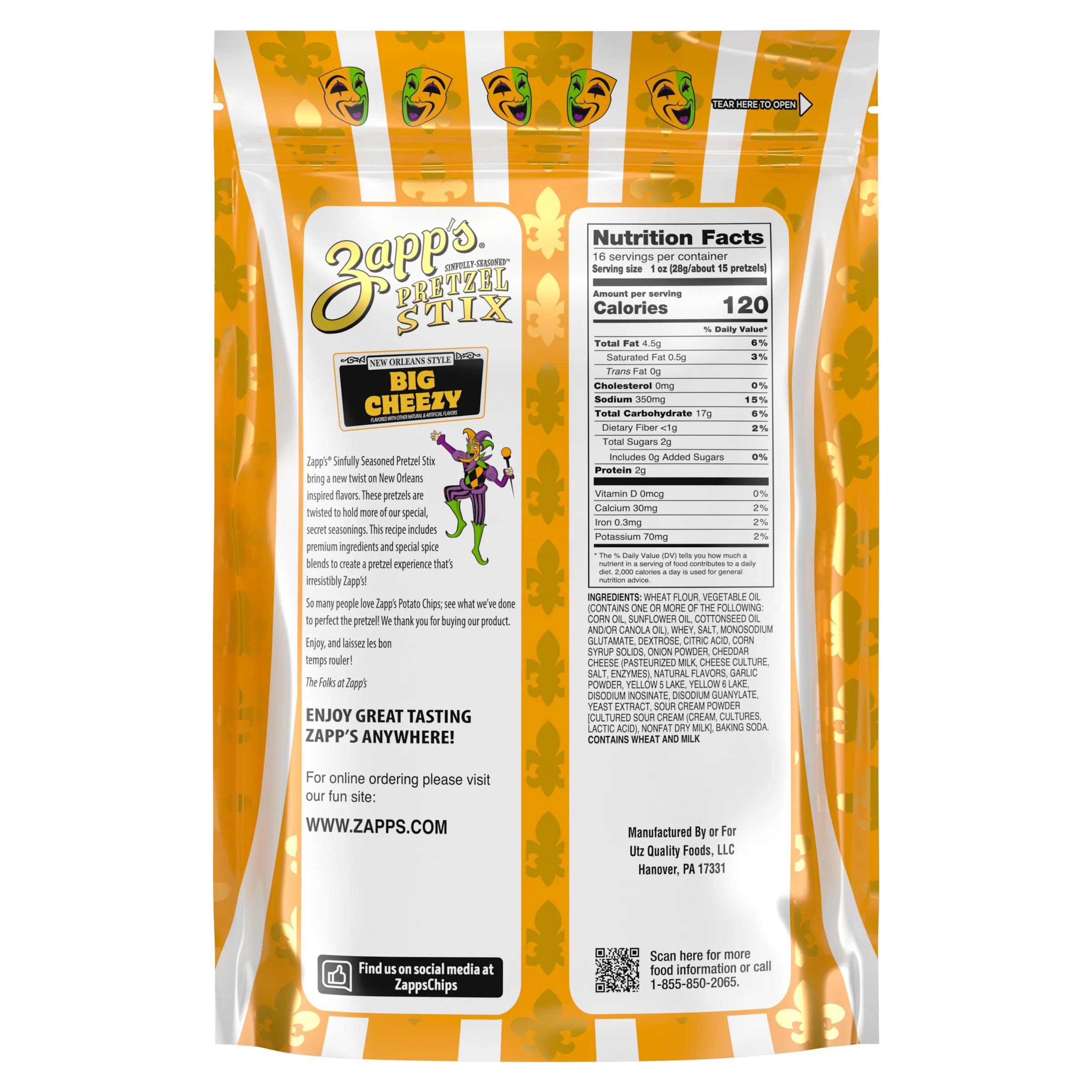 Zapp’s Big Cheezy Pretzel Stix - Image 6