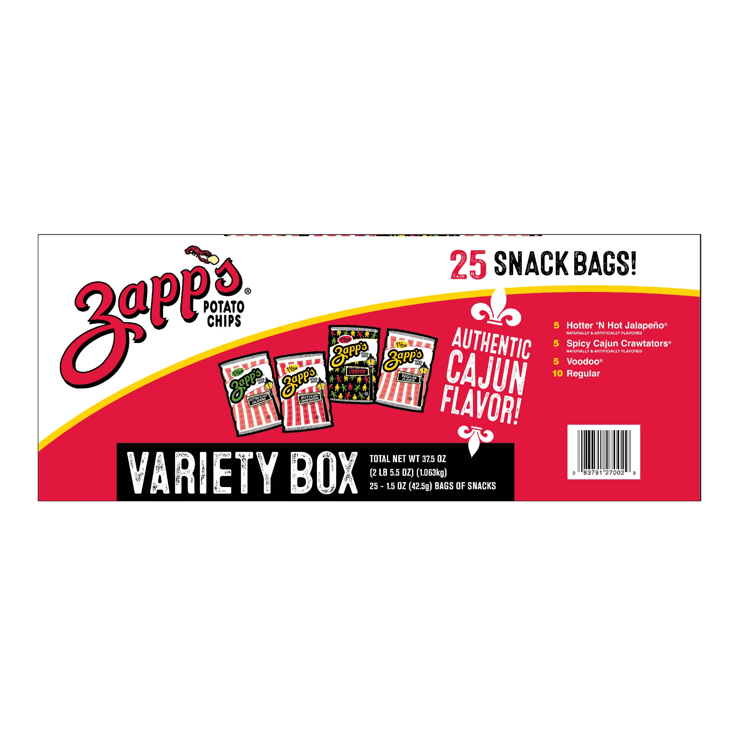 Zapp's Kettle Style Chip Variety Box 1.5 oz. 25 count - Image 7