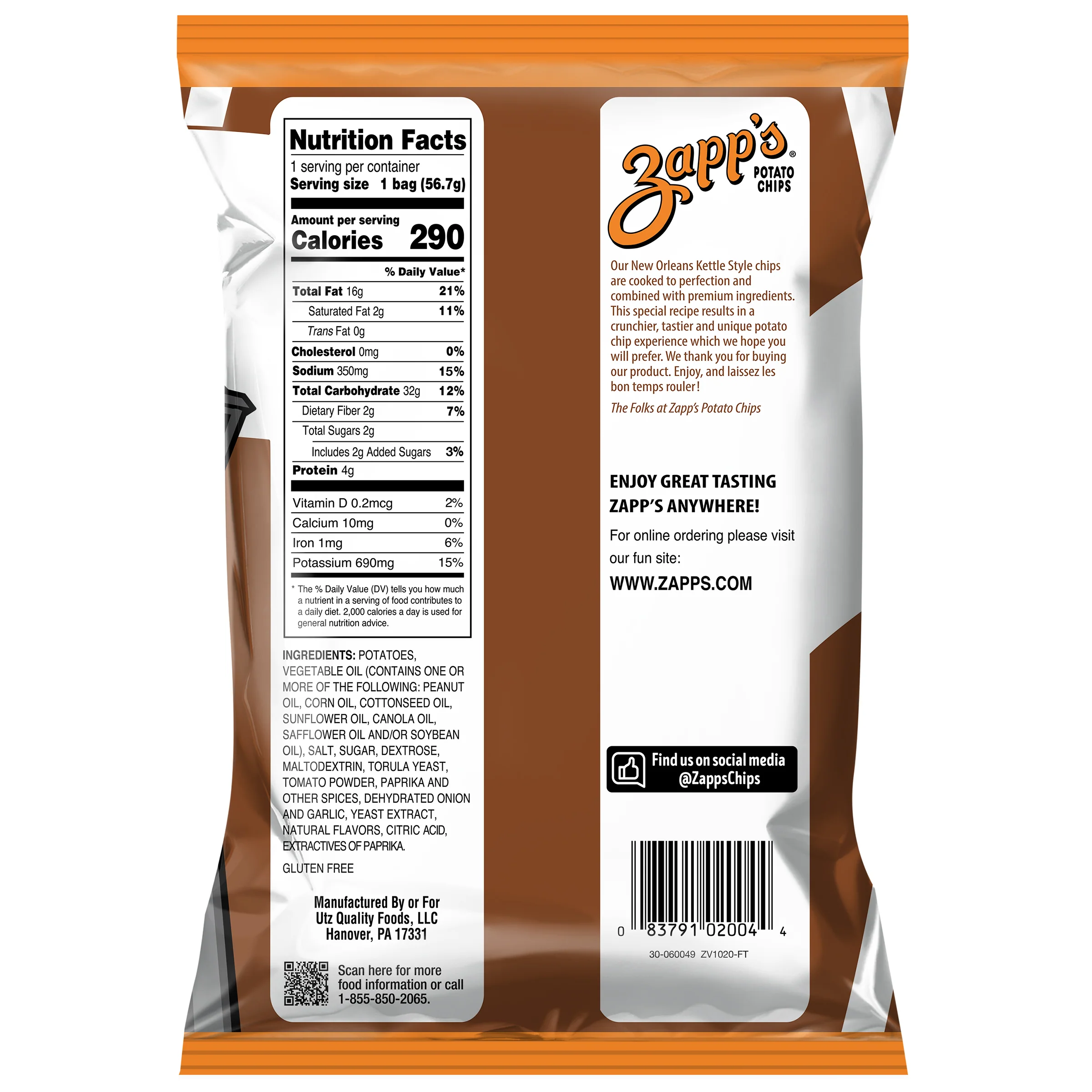 Zapp's Kettle Potato Chips Mesquite BBQ - Image 9