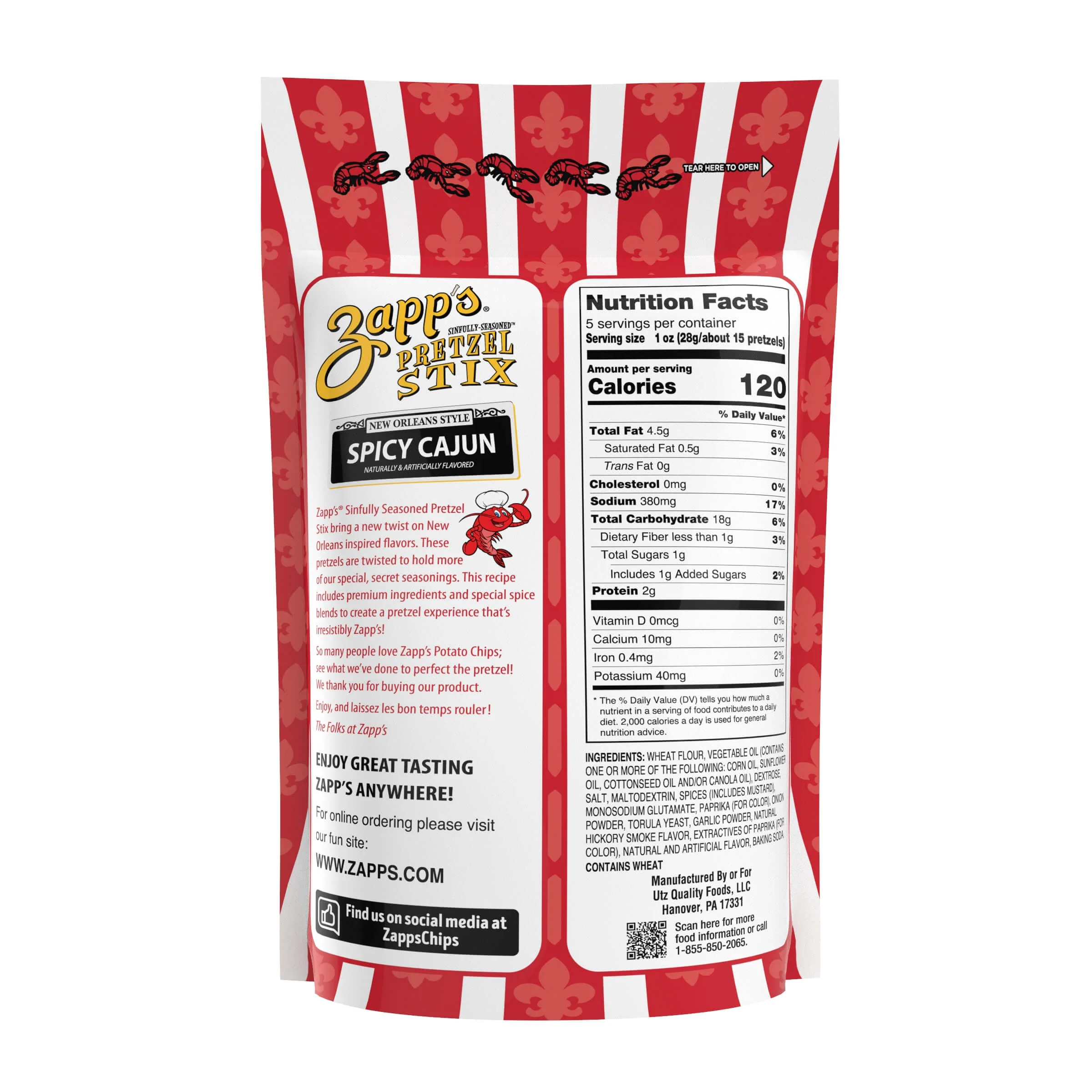 Zapp's Pretzel Stix, Spicy Cajun - Image 6