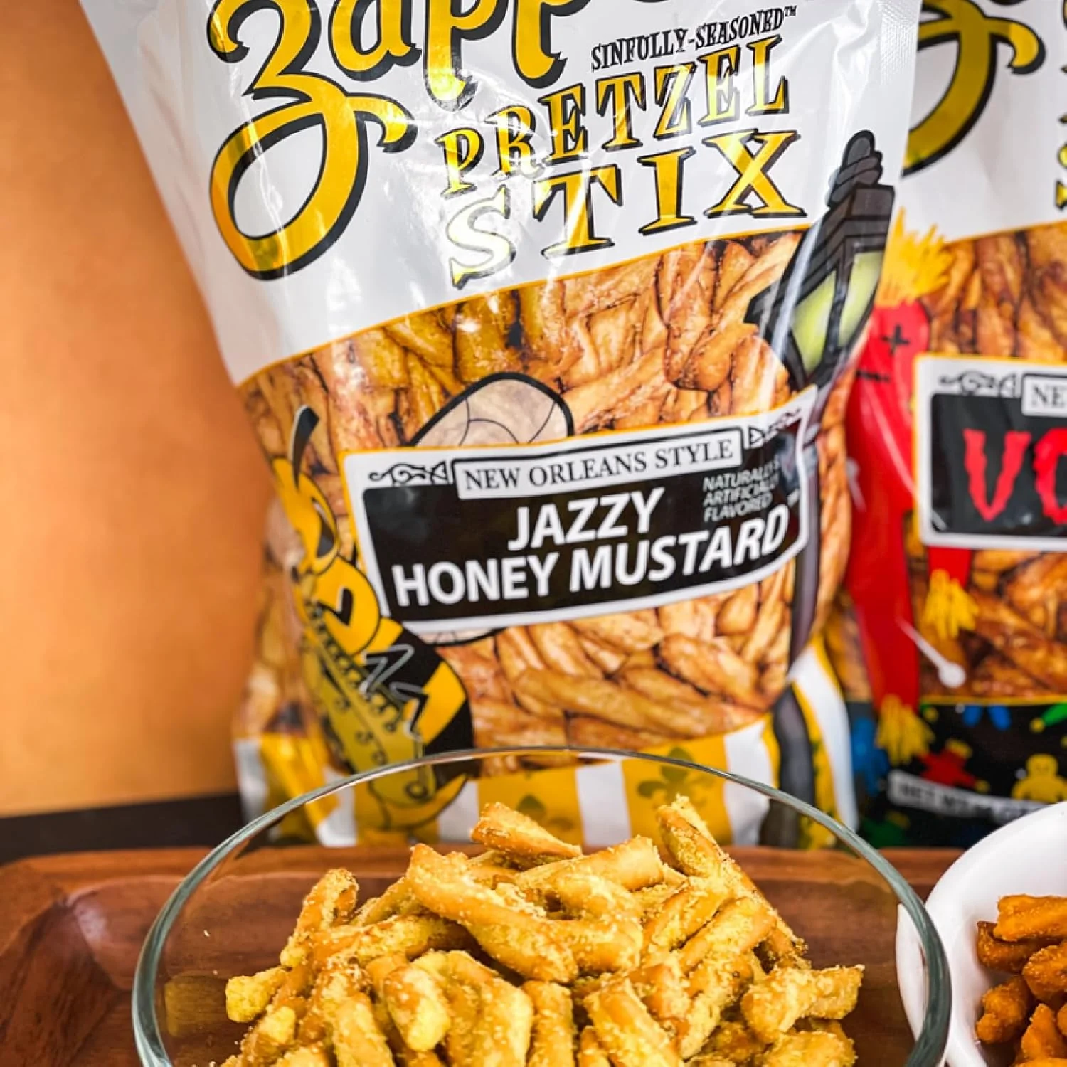 Zapp's Sinfully Seasoned Pretzel Stixs Jazzy Honey Mustard - Image 3