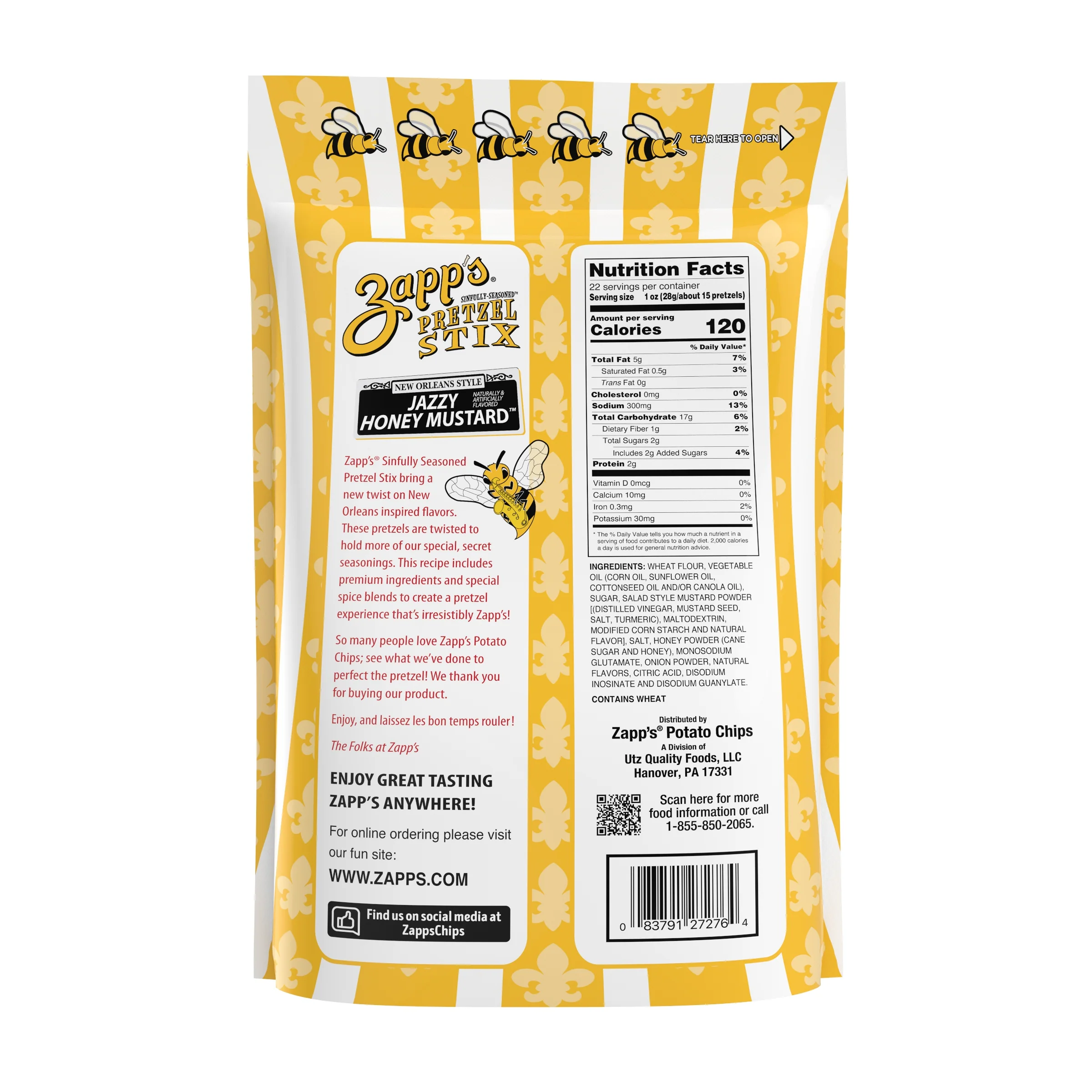 Zapp's Sinfully Seasoned Pretzel Stix Variety Pack, Multipack - Image 8